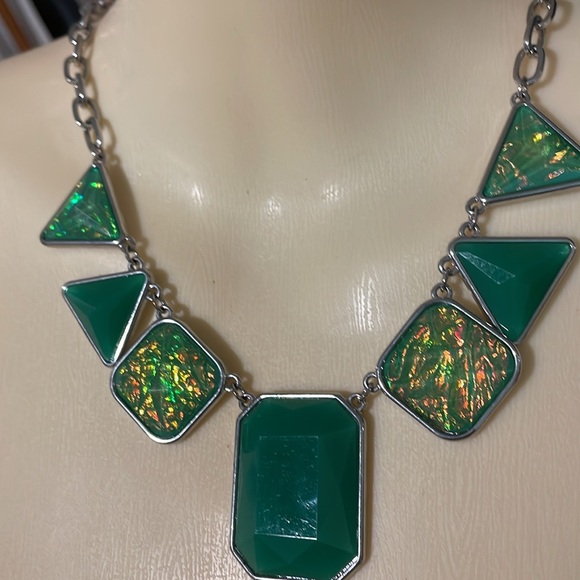 Lab opal necklace 19” - Picture 3 of 15